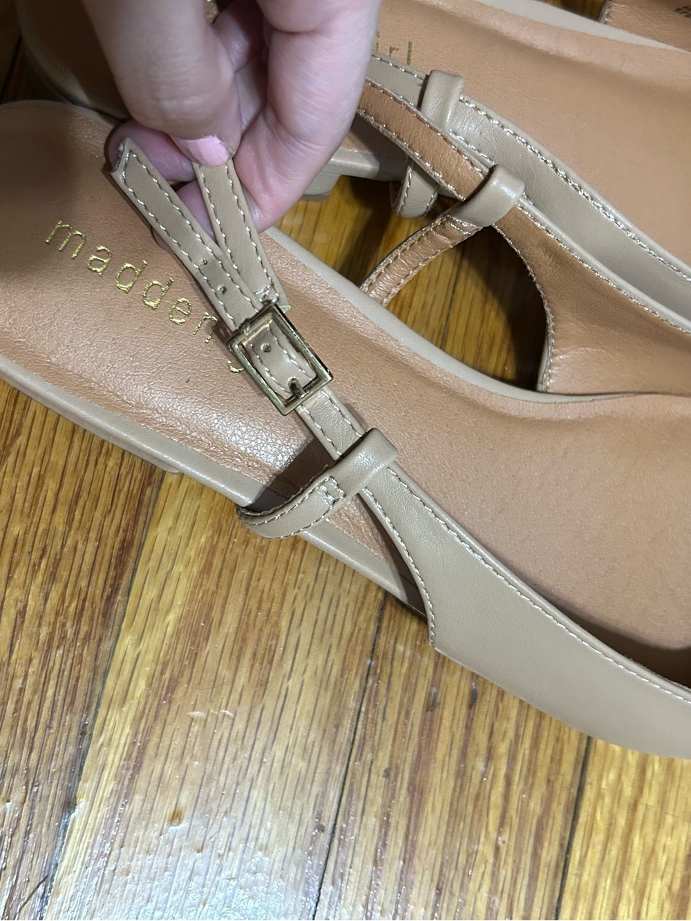 madden girl Cameeo Women's Sling Back Shoes Size 9.5 - Picture 7 of 9